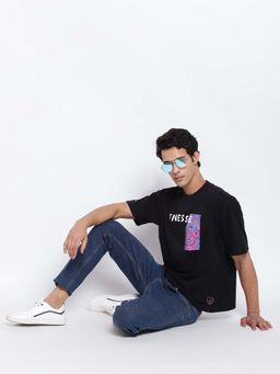 Belliskey - Navy Blue Casual Solid Regular Fit Denim Jeans