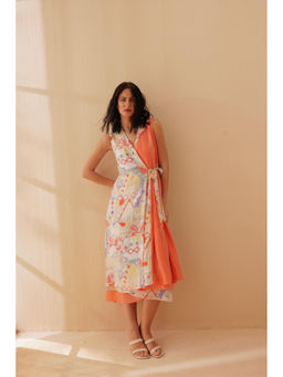 Pallavi Agarwal - Peach Jigsaw Dress
