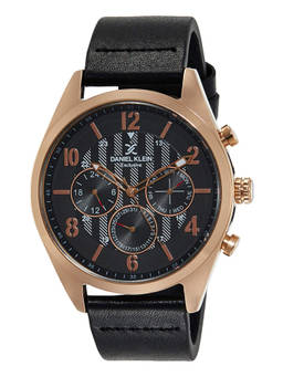 Daniel Klein - Analog Black Dial Men Watch- DK11744-7
