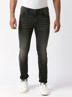 Pepe Jeans - Black Tapered Vapour Tapered Fit Low Waist Jeans