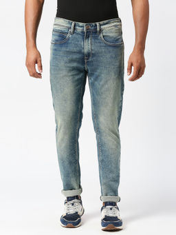 Pepe Jeans - Blue Chinox Super Skinny Fit Mid Waist Jeans