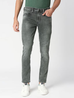 Pepe Jeans - Grey Chinox Super Skinny Fit Mid Waist Jeans