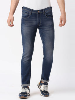 Pepe Jeans - Navy Blue Tapered Vapour Tapered Fit Low Waist Jeans