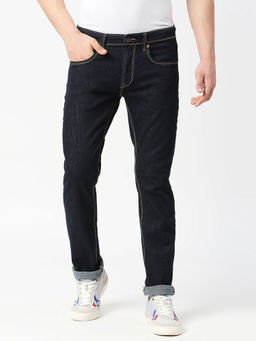 Pepe Jeans - Navy Blue Vapour Slim Fit Mid Waist Jeans