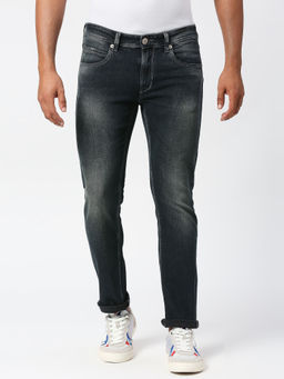 Pepe Jeans - Black Tapered Vapour Tapered Fit Low Waist Jeans