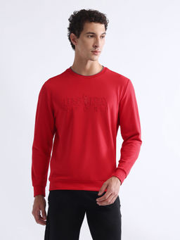 U.S. POLO ASSN. - Red Brand Embossed Regular Fit Active Sweatshirt