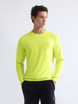 U.S. POLO ASSN. - Green Brand Embossed Regular Fit Active Sweatshirt