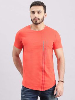 ROOKIES - Men Red Printed Casual T-Shirt