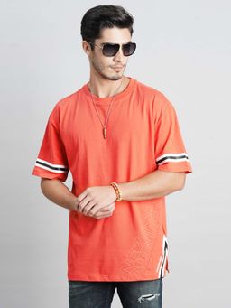 ROOKIES - Men Red Printed Casual T-Shirt