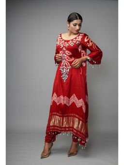 Farha Syed - 1 Piece Shibori Kaftan Kurta