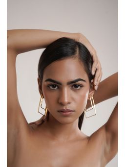 Royal Pitarah - Statement Square Hoops
