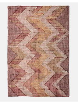 Fabindia - Pink Hemal Jute Hand Woven Dhurrie
