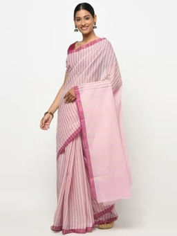Fabindia - Cotton Woven Striped Sari