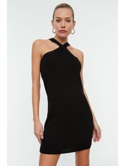 Trendyol - Women's Skinny Black Mini Dresses