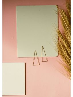 Studio Anviksha - Gold Triangular Brass Open Ear Hooks