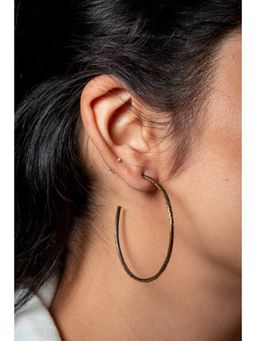 Studio Anviksha - Gold Textured Hoops