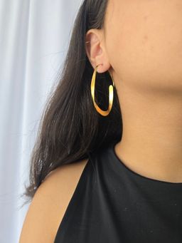 Studio Anviksha - Gold Abigail Hoops