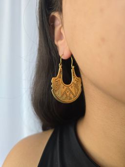 Studio Anviksha - Gold Esther Hoops