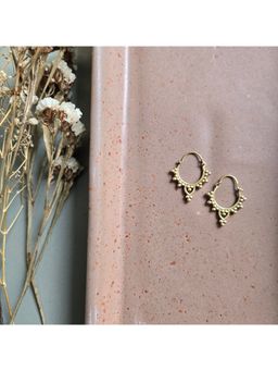 Studio Anviksha - Gold Mary Hoops