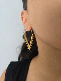 Studio Anviksha - Gold Carmela Hoops
