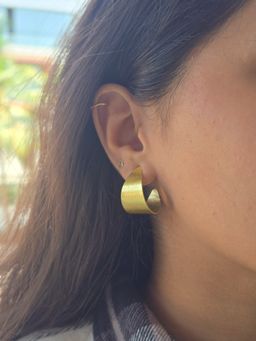 Studio Anviksha - Gold Eclipta Studs