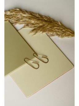 Studio Anviksha - Gold Oval Earhooks