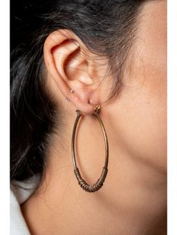 Studio Anviksha - Wired Brass Hoops