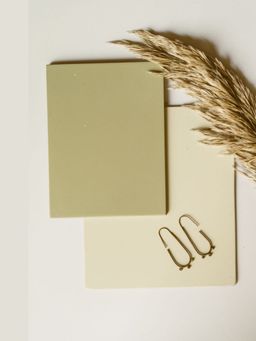 Studio Anviksha - Gold Oval Shaped Grain Hoops