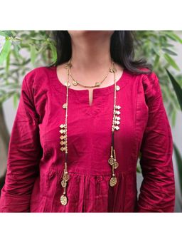 Studio Anviksha - Gold Nayantara Wrap Around Necklace