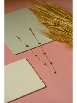 Studio Anviksha - Gold Labradorite And Lapis Necklace