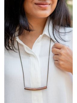 Studio Anviksha - Copper Crescent Necklace