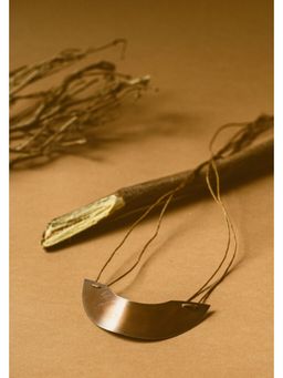 Studio Anviksha - Copper Curved Semi Circular Neckpiece