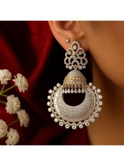 Kare Kraft - White Zehra Dual Gleam Chaandbalis