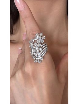 Kare Kraft - White Falak Cluster Diamond Ring