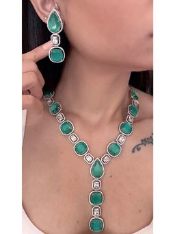 Kare Kraft - Aqua Glint Diamond Necklace Set