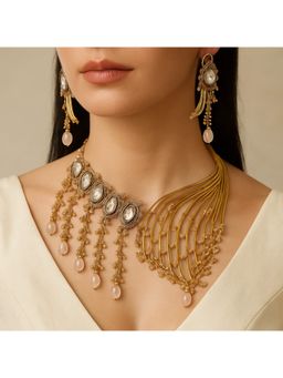 Kare Kraft - White Ethereal Dual Harmony Necklace Set