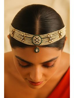 Kare Kraft - Green Pearl and Emerald Maatha Patti