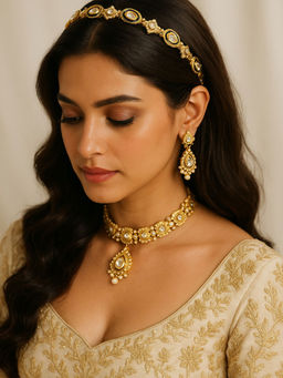 Kare Kraft - Green Pearl and Kundan Maatha Patti