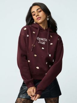 The Souled Store - Originals Breakfast Club Women Oversized Hoodie