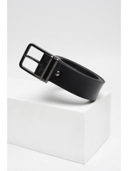 Van Heusen - Men Black Textured Formal Belt