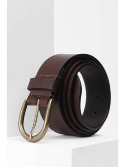 Van Heusen - Men Brown Solid Casual Belt