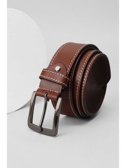 Van Heusen - Men Brown Solid Formal Belt