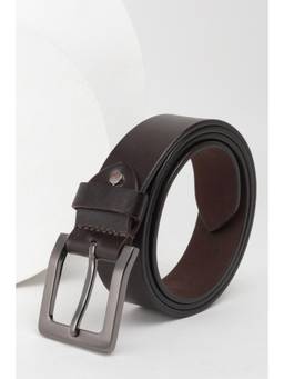 Van Heusen - Men Black Textured Formal Belt