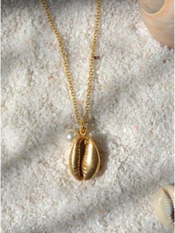 Tangerine - Cowrie Neckpiece