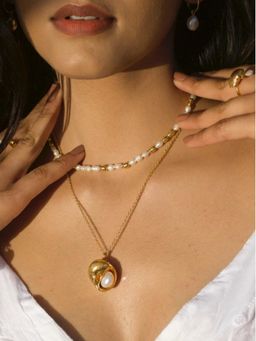 Tangerine - Mira Choker Neckpiece