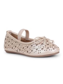 Bubblegummers - Girls Beige Ballerinas