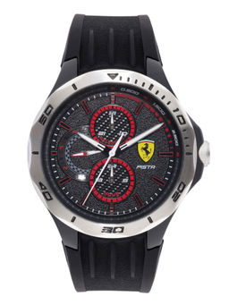 Scuderia Ferrari - Black Pista Round Dial Analog Watch - 0830722
