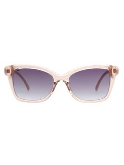 French Connection - Dark Smoke Grey Lens Cat Eye Sunglasses With UV Protection (FC 7692 C2 53 S) (53)