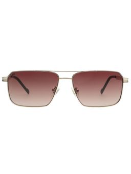 French Connection - Smoke Brown Lens Square Sunglasses With UV Protection (FC 7696 C1 58 S) (58)