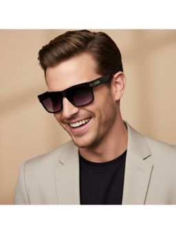 Scott Sunglasses - Gradient Purple Lens Sunglasses With UV Protection (Scott 3211 Renzo C4 S) (55)